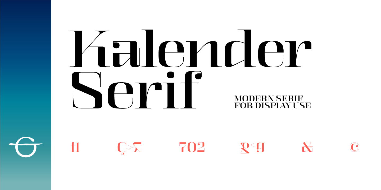 Пример шрифта Kalender Serif #1